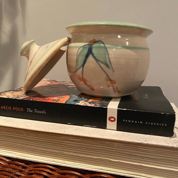 Hand Painted Ceramic Sugar Dish - Picture 9 of 12